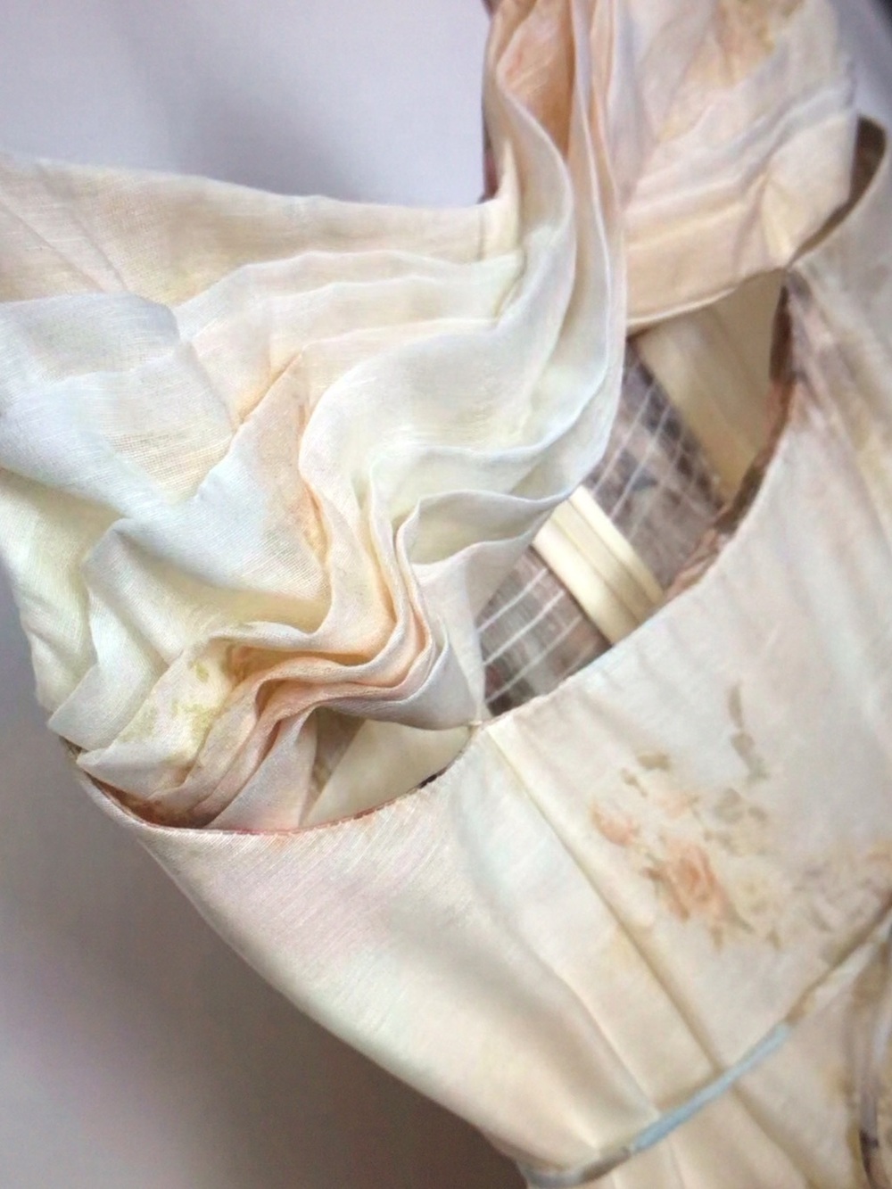 Zimmermann Cream and Blush Floral Cutout Mini Dress - Picture 5 of 10